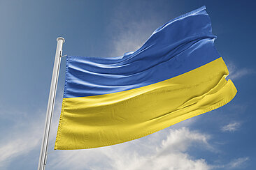 Flagge der Ukraine